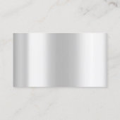 クリーニングサービスメイド掃除機のロゴグリーン 名刺 (裏面)