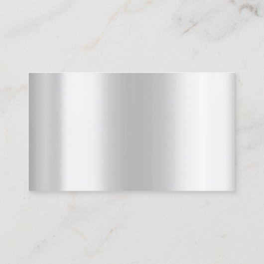 クリーニングサービスメイド掃除機のロゴグリーン 名刺 (裏面)