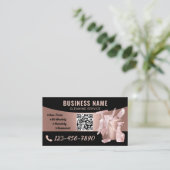 クリーニングサービスモダンバラ金ゴールドハウスキーピング 名刺 (スタンド正面)