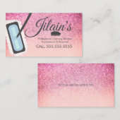 クリーニングサービスモップバブルグリッター 名刺 (正面/裏面)