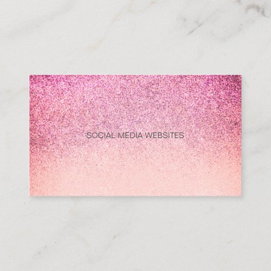 クリーニングサービスモップバブルグリッター 名刺 (裏面)