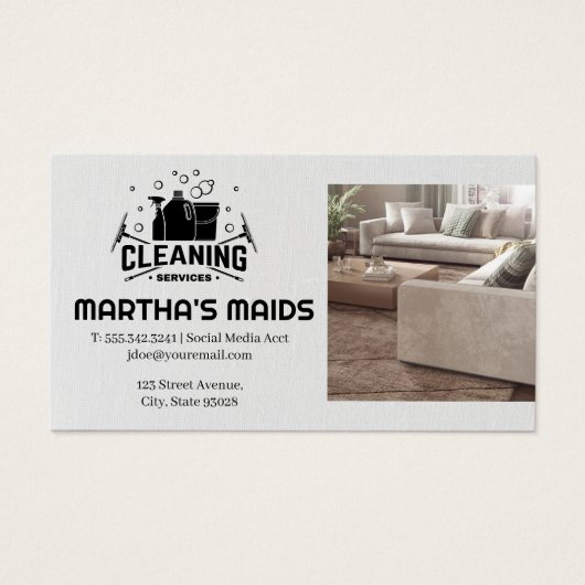 クリーニングサービスロゴ |リビングルーム (正面)