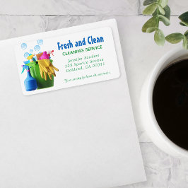 クリーニングサービス供給バケットのハウスキーピング ラベル