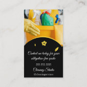 クリーニングサービス保ハウスのQRCode PhotoCustom 名刺 (裏面)