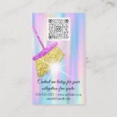 クリーニングサービス保OfficeHouseのQRCodeロゴ 名刺 (裏面)