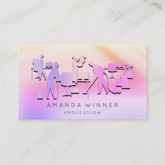 クリーニングサービス削除ストレージのハウスキーピング 予約カード (正面)