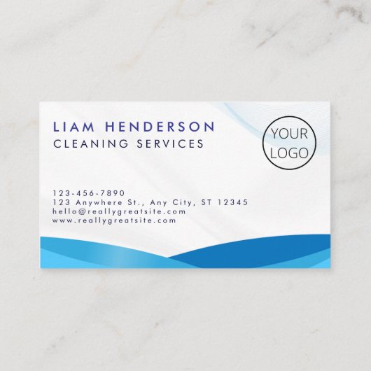 クリーニングサービス名刺プレッシャワッシャー 名刺 (裏面)