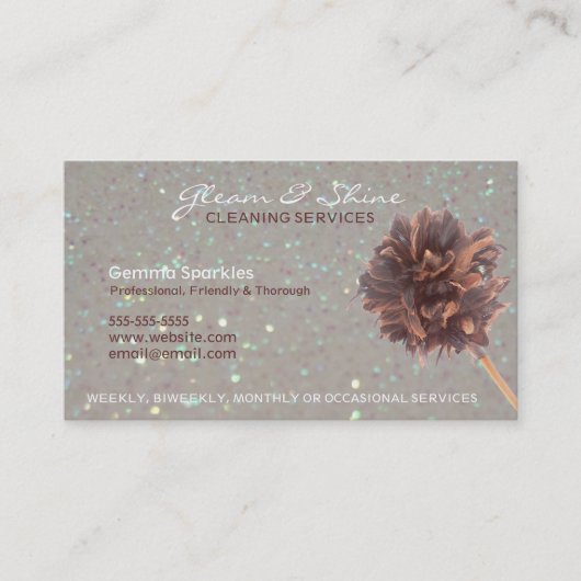 クリーニングサービス名刺 名刺 (正面)