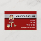 クリーニングサービス名刺 名刺 (正面)