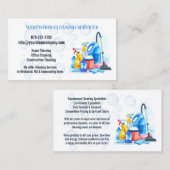 クリーニングサービス名刺 名刺 (正面/裏面)