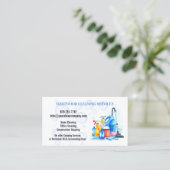 クリーニングサービス名刺 名刺 (スタンド正面)