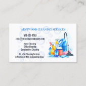 クリーニングサービス名刺 名刺 (正面)