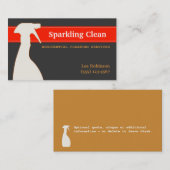 クリーニングサービス名刺 名刺 (正面/裏面)