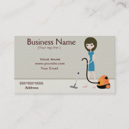 クリーニングサービス名刺 名刺