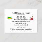 クリーニングサービス名刺 名刺 (裏面)