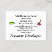 クリーニングサービス名刺 名刺 (裏面)