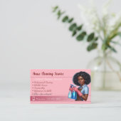 クリーニングサービス名刺 名刺 (スタンド正面)