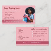 クリーニングサービス名刺 名刺 (正面/裏面)