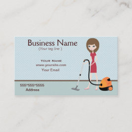 クリーニングサービス名刺 名刺