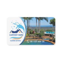 クリーニングサービス名刺