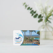 クリーニングサービス名刺 名刺 (スタンド正面)