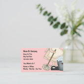 クリーニングサービス名刺 名刺 (スタンド正面)