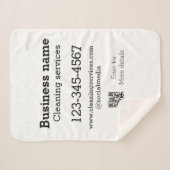 クリーニングサービス追加の番号のWebサイトの電子メールアドレス シェルパブランケット (正面(横))