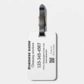 クリーニングサービス追加の番号のWebサイトの電子メールアドレス ラゲッジタグ (裏面縦)