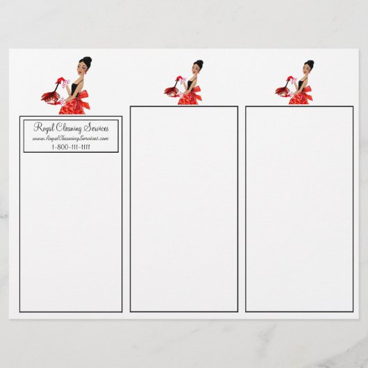 クリーニングサービス – アフリカ系アメリカ人Diva Flyers (正面)