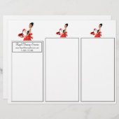 クリーニングサービス – アフリカ系アメリカ人Diva Flyers (正面/裏面)