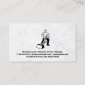 クリーニングサービス | カーペット清掃機 | スチームクリーナー 名刺 (裏面)