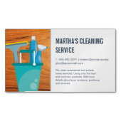 クリーニングサービス |クリーニング用の供給 マグネット名刺 (正面)