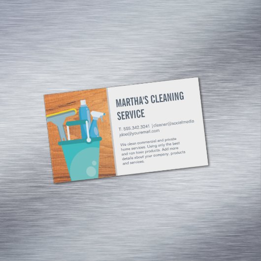 クリーニングサービス |クリーニング用の供給 マグネット名刺 (インサイチュ)