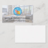 クリーニングサービス | クリーンホームインテリア 名刺 (正面/裏面)