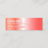 クリーニングサービス スキニー名刺 (裏面)