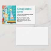 クリーニングサービス | スキージ皿クリーン 名刺 (正面/裏面)