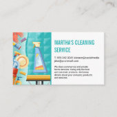 クリーニングサービス | スキージ皿クリーン 名刺 (正面)