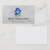 クリーニングサービス | スキージ | クリーナー 名刺 (正面/裏面)