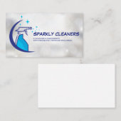 クリーニングサービス | スパークリーボトルスプレー 名刺 (正面/裏面)