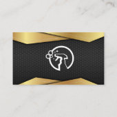 クリーニングサービス |スプレーボトルロゴ 名刺 (裏面)