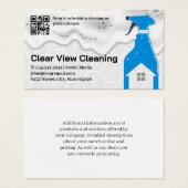 クリーニングサービス |スプレーボトル |石鹸とタイル (正面&裏面)