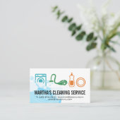クリーニングサービス | ソープ 名刺 (スタンド正面)