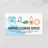 クリーニングサービス | ソープ 名刺 (正面)