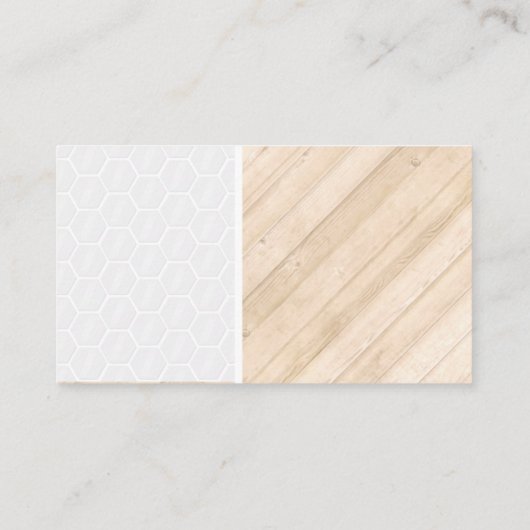 クリーニングサービス | タイル | 木造フロア 名刺 (裏面)