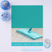 クリーニングサービス チラシ (シングル)