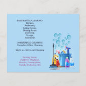 クリーニングサービス チラシ (裏面)