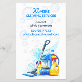 クリーニングサービス チラシ