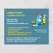 クリーニングサービス チラシ (裏面)