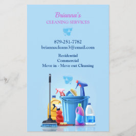 クリーニングサービス チラシ