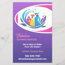 クリーニングサービス チラシ